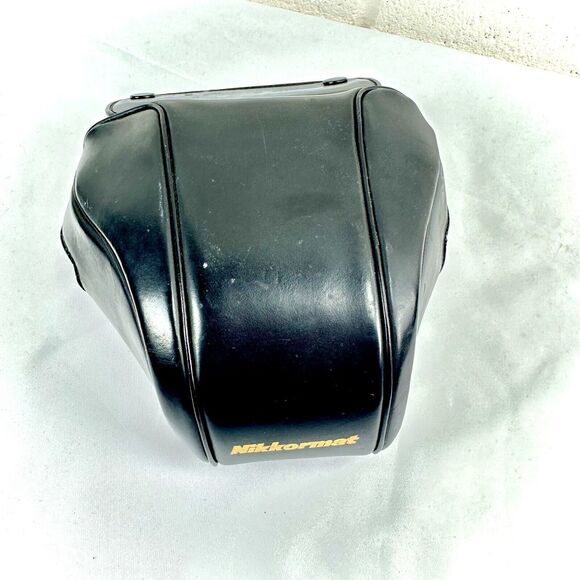 Vintage Nikkormat Hard Leather Nikon Camera Case Made Japan - Picture 1 of 5